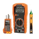 69149P Electrical Test Kit with Digital Multimeter, Non-Contact Voltage Tester and Electrical Outlet Tester, Leads and Batteries