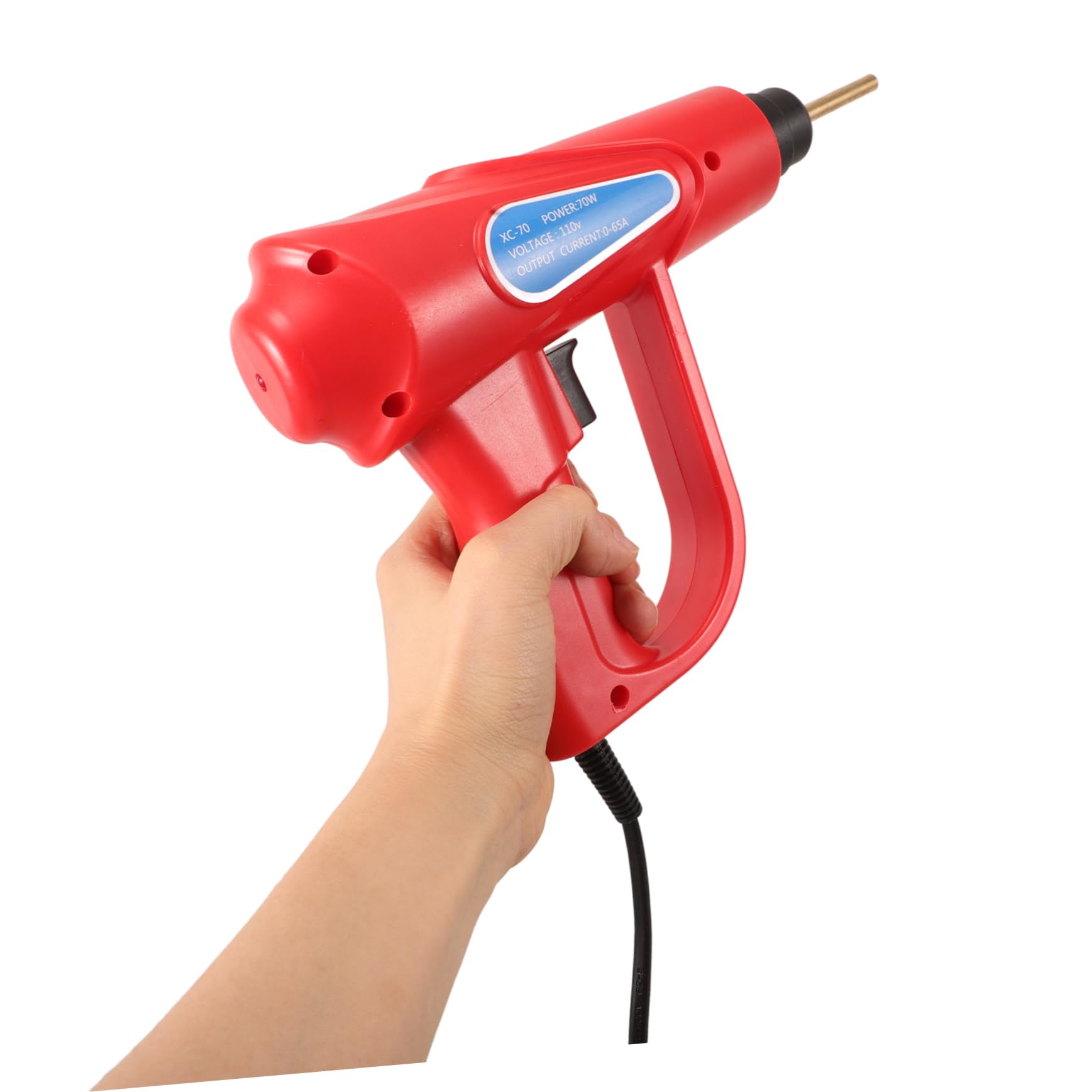 GRIRIW 1 Set Car Repairing Tools Plastic Welding Plastic Welder Bumper Repair Kit Small Welder Plastic Repair Mechanic Tools Automotive Hot Stapler Automotive Tool Welding Kit Nylon Red