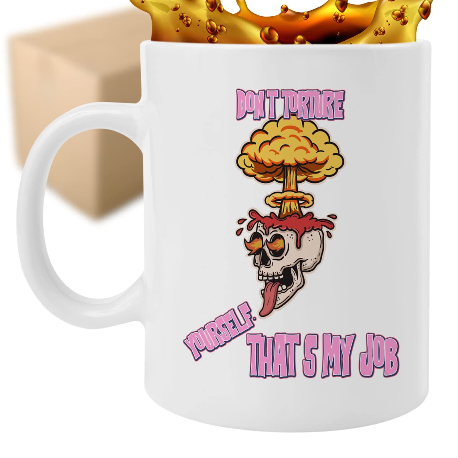 Coffee Mug Don't Yourself That's My Job Vintage Retro Cup s Cups 639908