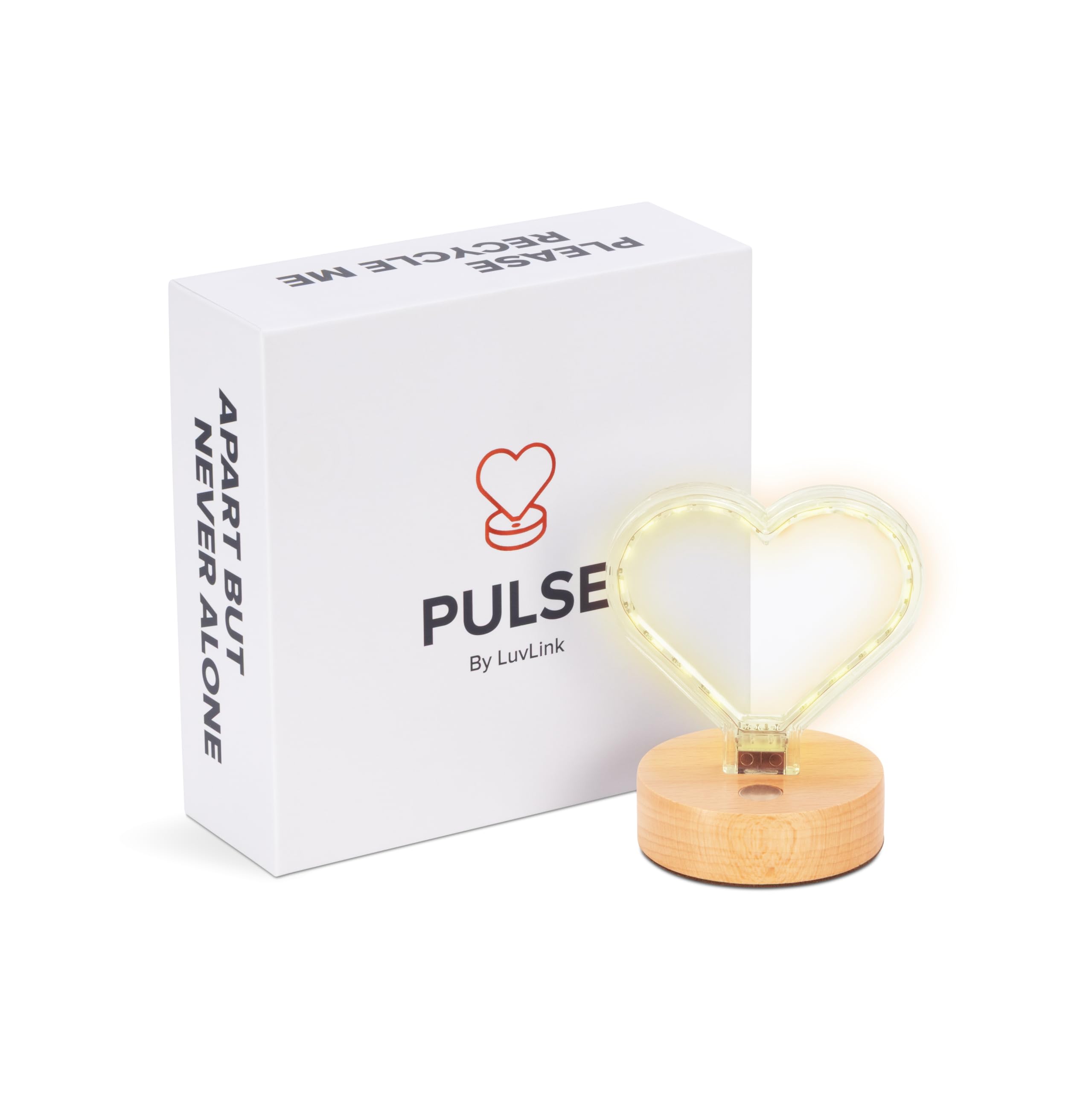 LuvLink Pulse v2.0 The Heart-Shaped Friendship Lamp for Long