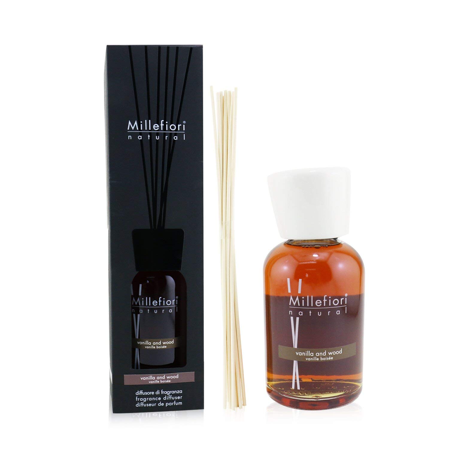 Millefiori Milano Diffusore Stick 500 Ml Vanilla & Wood