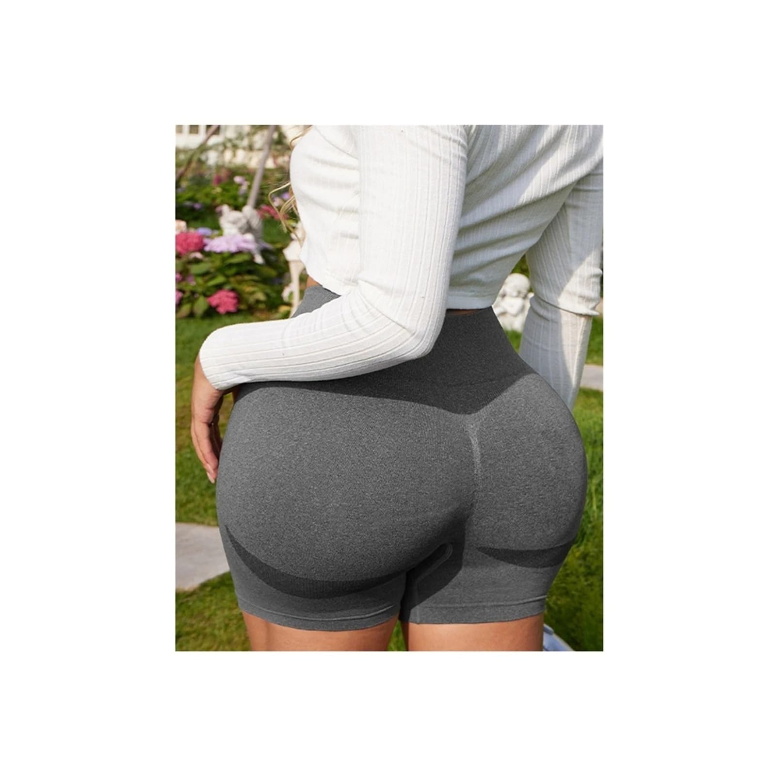Generico Pantalones Cortos sin Costuras for Mujer, Mallas Deportivas Transpirables, Gimnasio y Fitness
