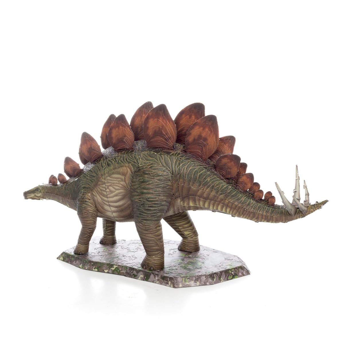 Metal Earth Stegosaurus Dinosaur Color 3D Metal Model Kit Fascinations, Multicolor, 5.94 L x 1.92 W x 3.14 H inches - Image 2