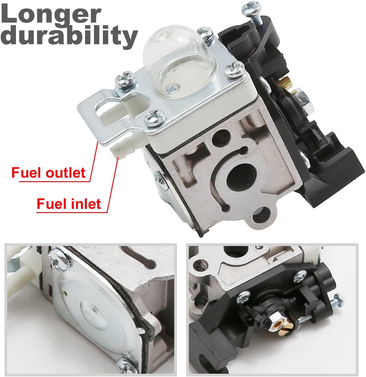 SYOWADA A021001690 Carburetor Replacement for ECHO SRM225 SRM-225 SRM225i SRM-225i SRM225SB SRM225U SRM-225U, A021001692 Carburetor Replacement for ECHO SHC225 SHC-225 SHC225S Hedge Trimmer