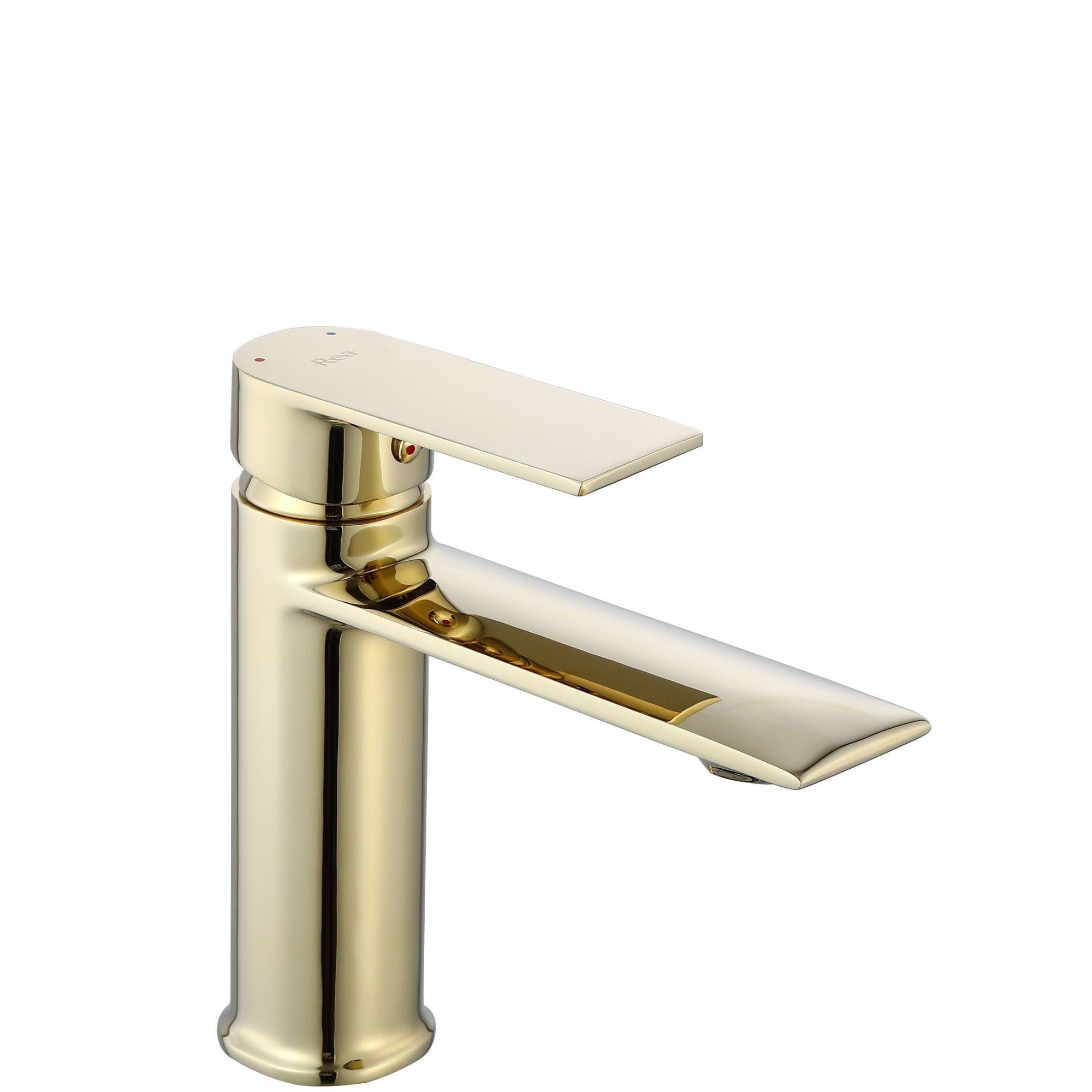 Rea -Basin Faucet My2102-2G Veneta Low, Deck-Mounted, Brass, Gold, 17X4,2X16,2Cm