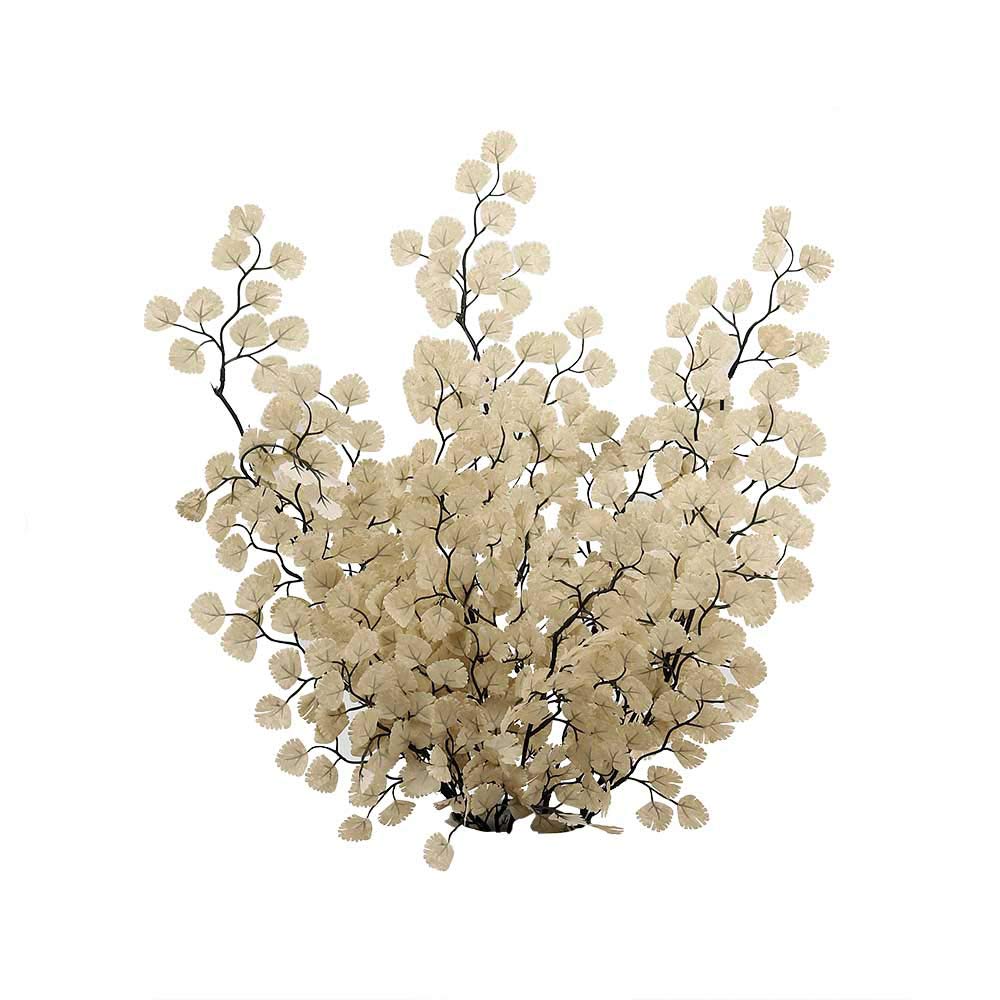 YATAI Pack of 4 Artificial Reniform Leaves Flowers Spray Branches Artificial Plants Leaf Silk Flowers Wholesale Fake Flowers for Home Table Vase Centerpiece Ornament Wedding Decor (Champagne)