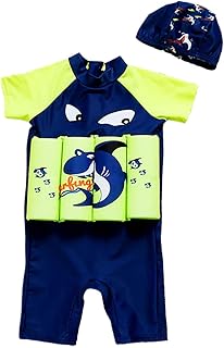 Traje de baño para bebé de 1 año de flotabilidad para niños, traje de entrenamiento de natación para niños (4 – 8 años) bañador para bebé niño 74