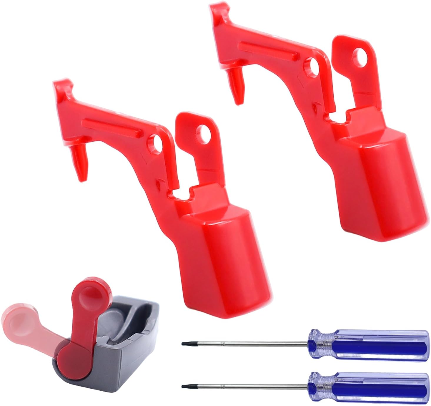 OMJMYY5 PCS Extra Strong Trigger Power Switch Button for Dyson V10 V11 V12 Vacuum Cleaner Power Button Replacement Parts Include 2 Switch Button Trigger Replacement 2 Screwdriver 1 Trigger Lock