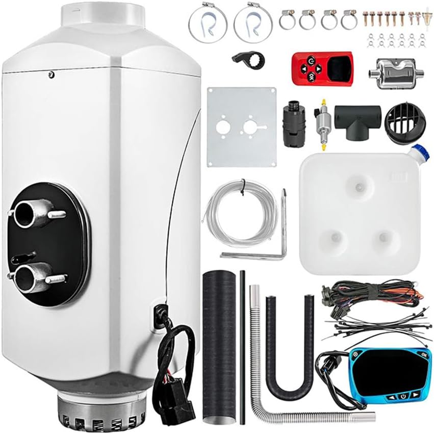 Parking Heater 5000W Vehicle Mounted Heater Fuel Air Diesel Heater for RVs, RV Trucks, Caravans, Boats,12v