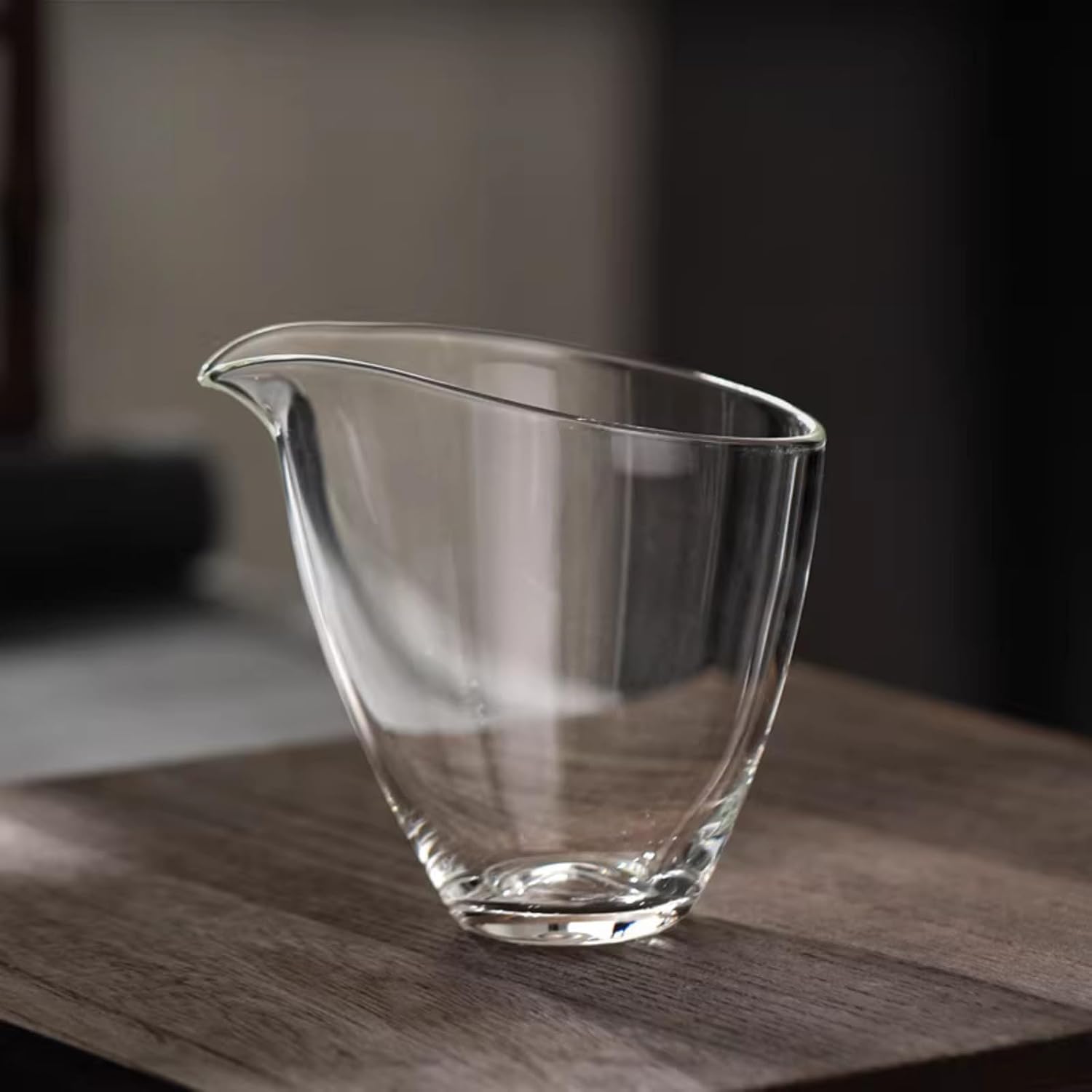 Japanese-style Glass Fairness Cup, 200ml 6.8oz, Thicken High Temperature Resistance Transparent Tea Dispenser