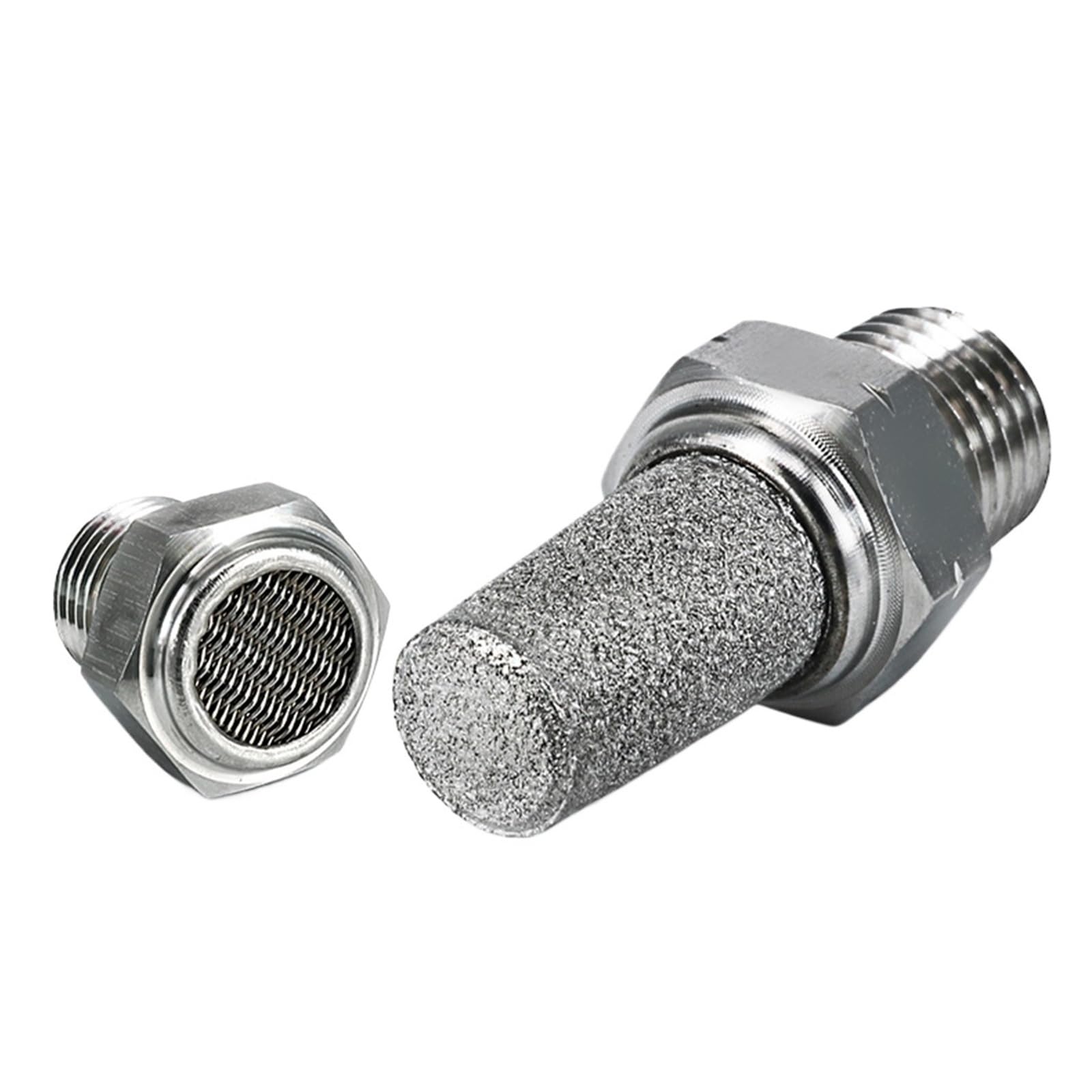 Złącze pneumatyczne ze stali nierdzewnej 304 gwint tłumika 1/8 "1/4" 3/8 "1/2" akcesoria filtr szumów przepustnica(Pagoda type 01)