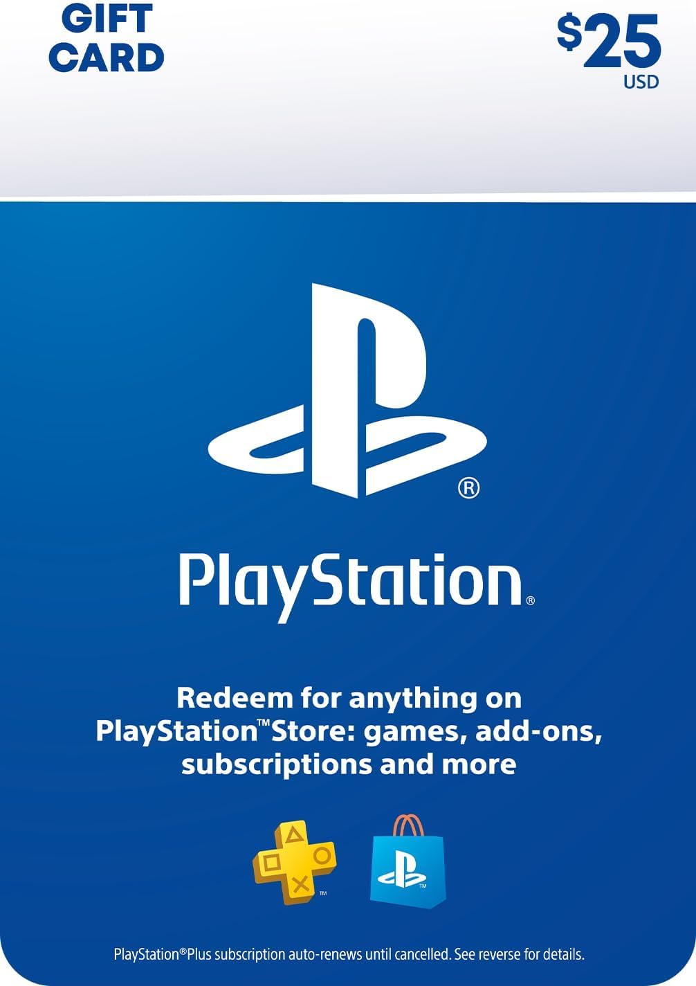 25 USD PlayStation Gift Card Code (Code Only - Smart Delivery)