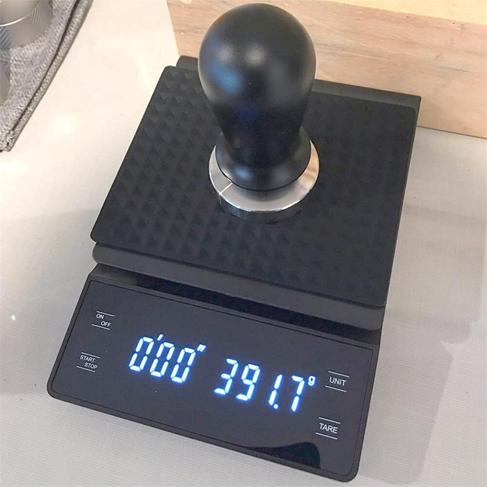 Waga do kawy z minutnikiem Precyzyjna waga kuchenna Waga elektroniczna Cyfrowa waga do użytku domowego Waga do żywności z poduszką (Size : 5kg/0.1g)