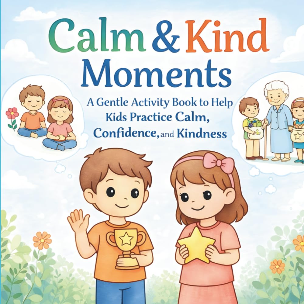 CALM & KIND MOMENTS: Helping Kids Understand Feelings Through Coloring, Play & Calm Moments