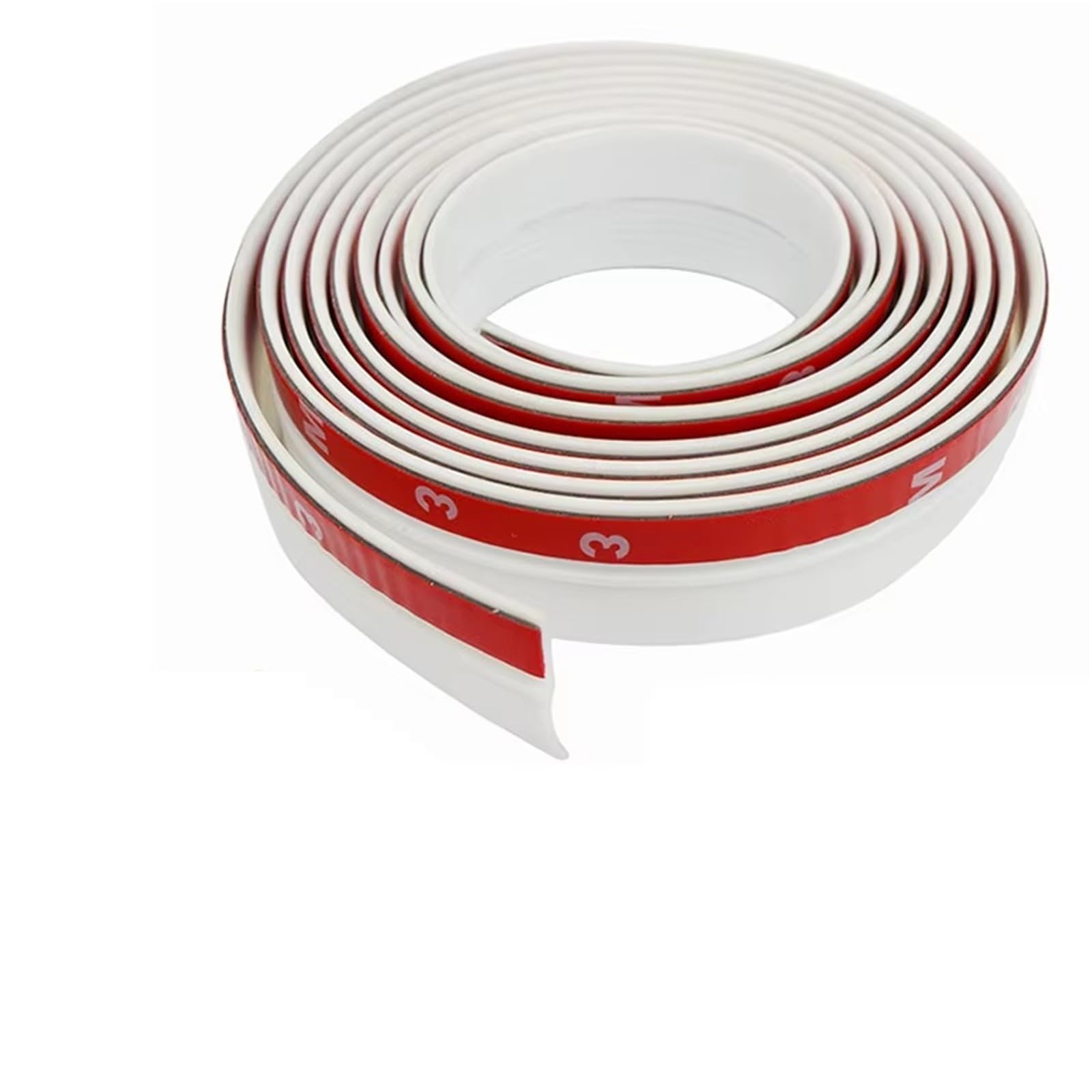 Vamhhx One Color Car Rubber Sealing Strips Auto Weather Strip Trunk Lid Gap Seal Car Rubber For Sedan Suv Hatchback Anti Dust Car Door Rubber Seal(White 32Mm)