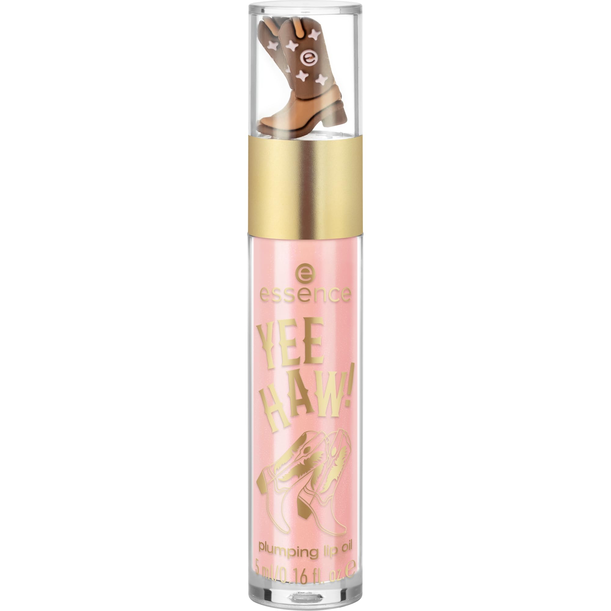 essence YEE HAW! plumping lip oil, plumping, shiny, shimmery (5ml)