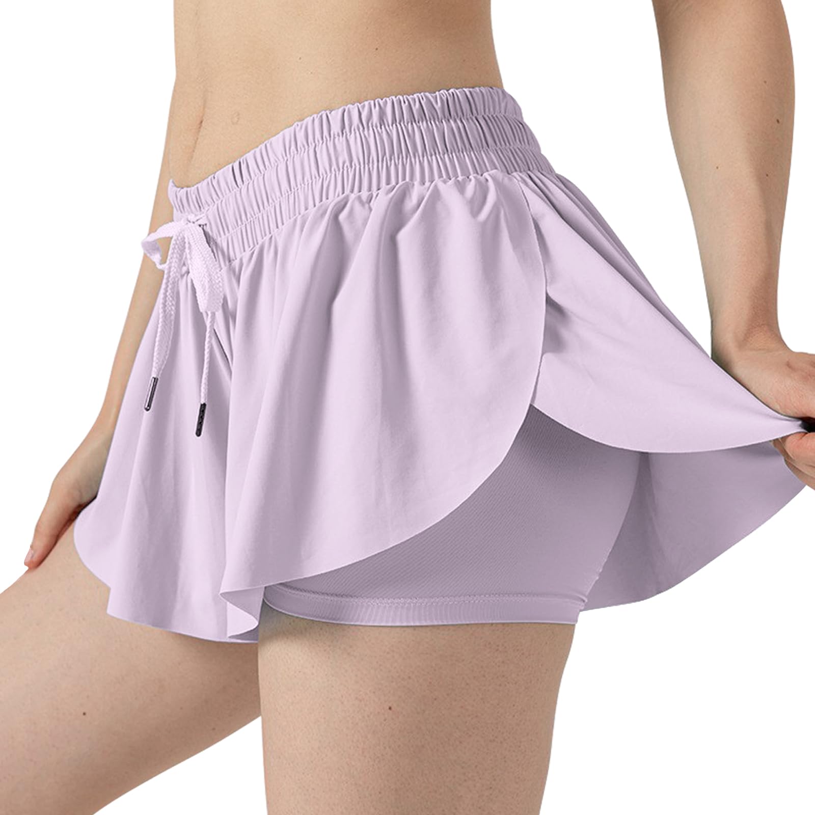 Butterfly Shorts Girls Flowy Athletic Shorts In Youth
