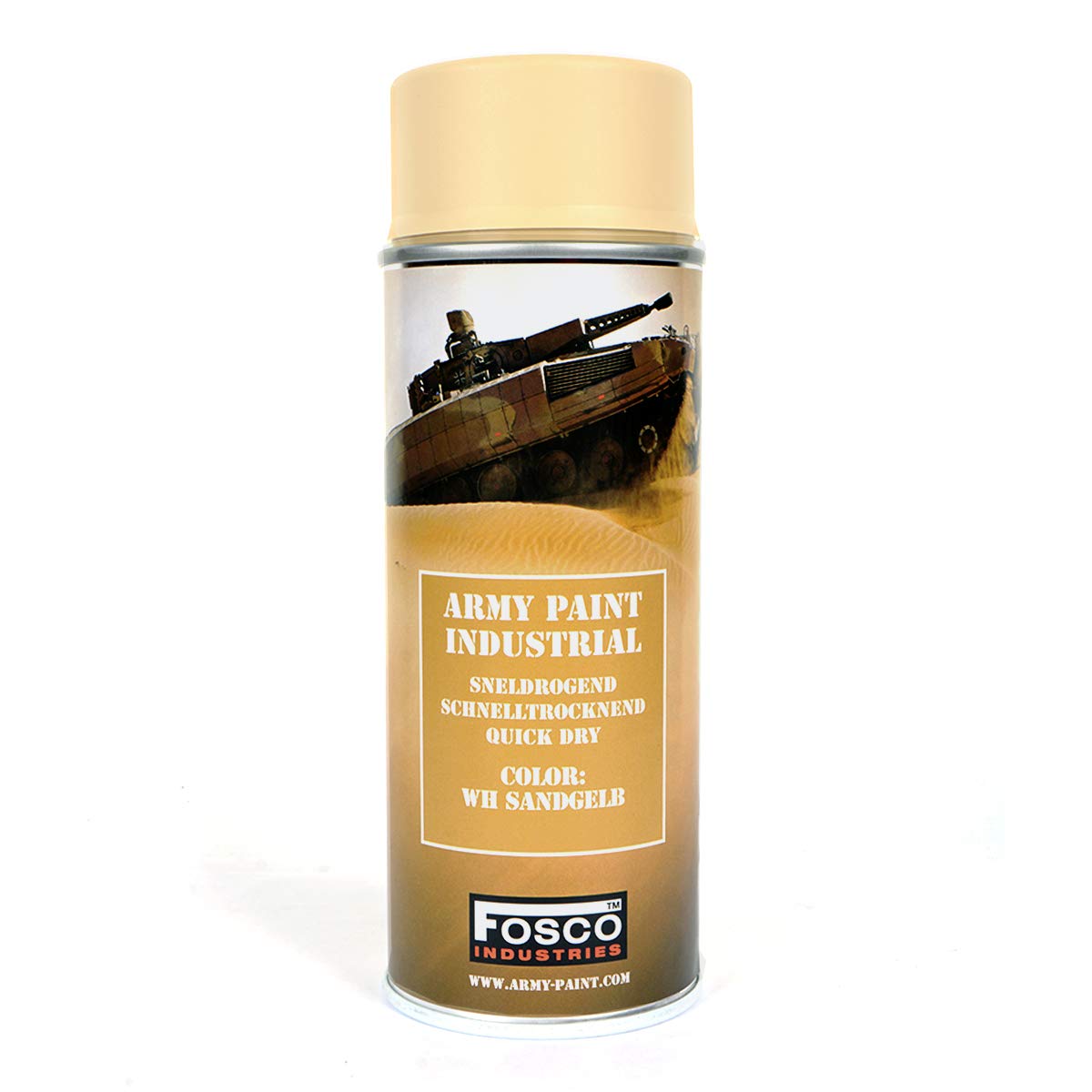 400ml Military Style SPRAY PAINT (Army Spray Paint - Sand Yellow)