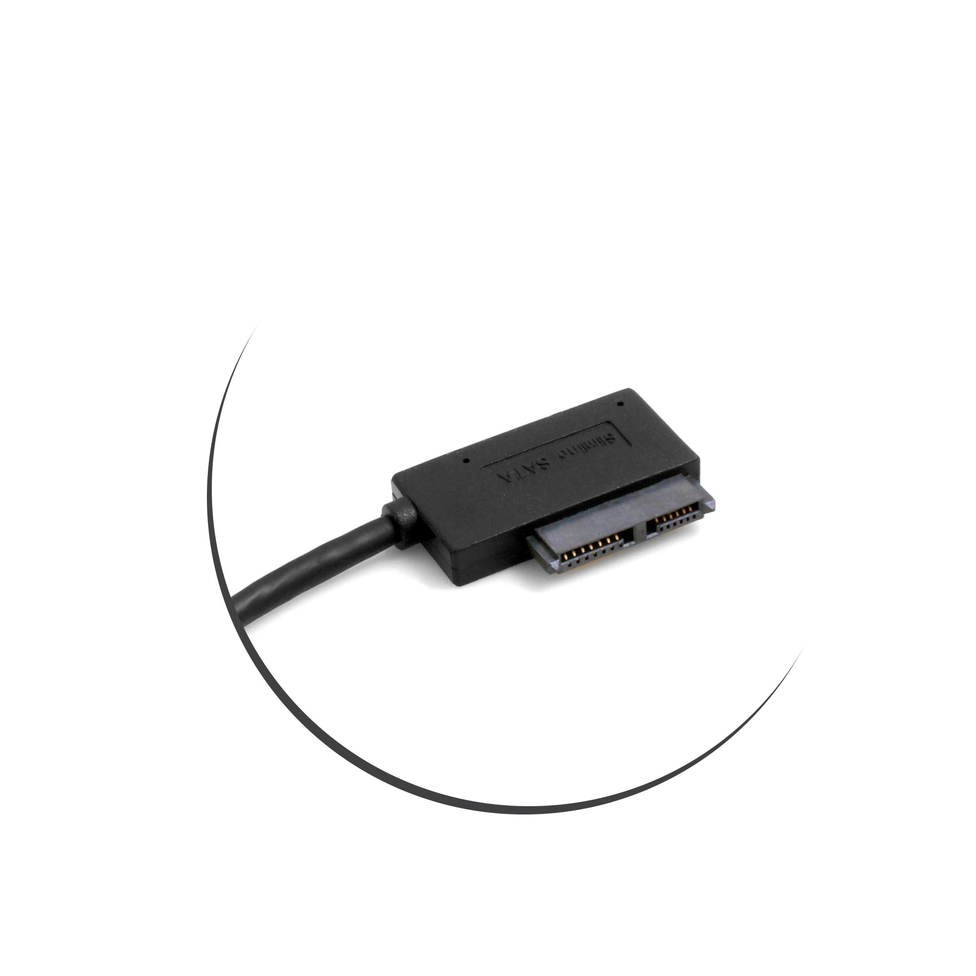 System-S Cavo Adattatore USB 3.0 Tipo A Maschio A Micro SATA 16 Pin 1.8 Pollici Per Disco Rigido SSD HDD - Plug And Play, 23 Cm