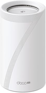 TP-Link Deco BE65-5G LTE WLAN Router 5G Router SIM Card Tri-Band WiFi 3 x 2.5 Gbps Ports 320 MHz Channels App Managed Only No Web Management Page