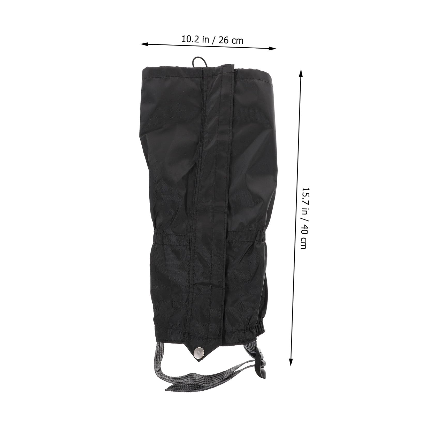 TOYANDONA Leggings d'alpinisme Guêtres De Randonnée Guêtres Anti-Serpents pour Femmes Guêtres De Neige D'Extérieur d'hiver Protège-Jambes en Tissu Oxford Noir