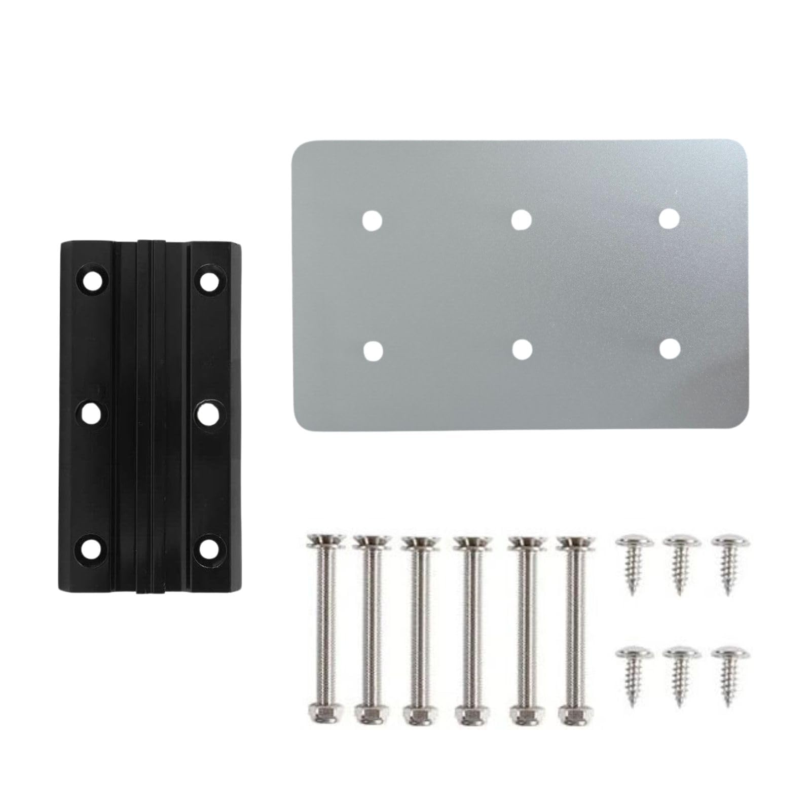 Support de montage pour pied de table pivotant pour camping-car Noir