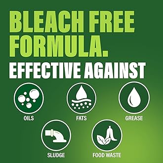 Green Gobbler Enzyme Drain Cleaner | Controls Foul Odors & Breaks Down Grease, Paper, Fat & Oil in Sewer Lines, Septic Tanks & Grease Traps | 1 Gallon