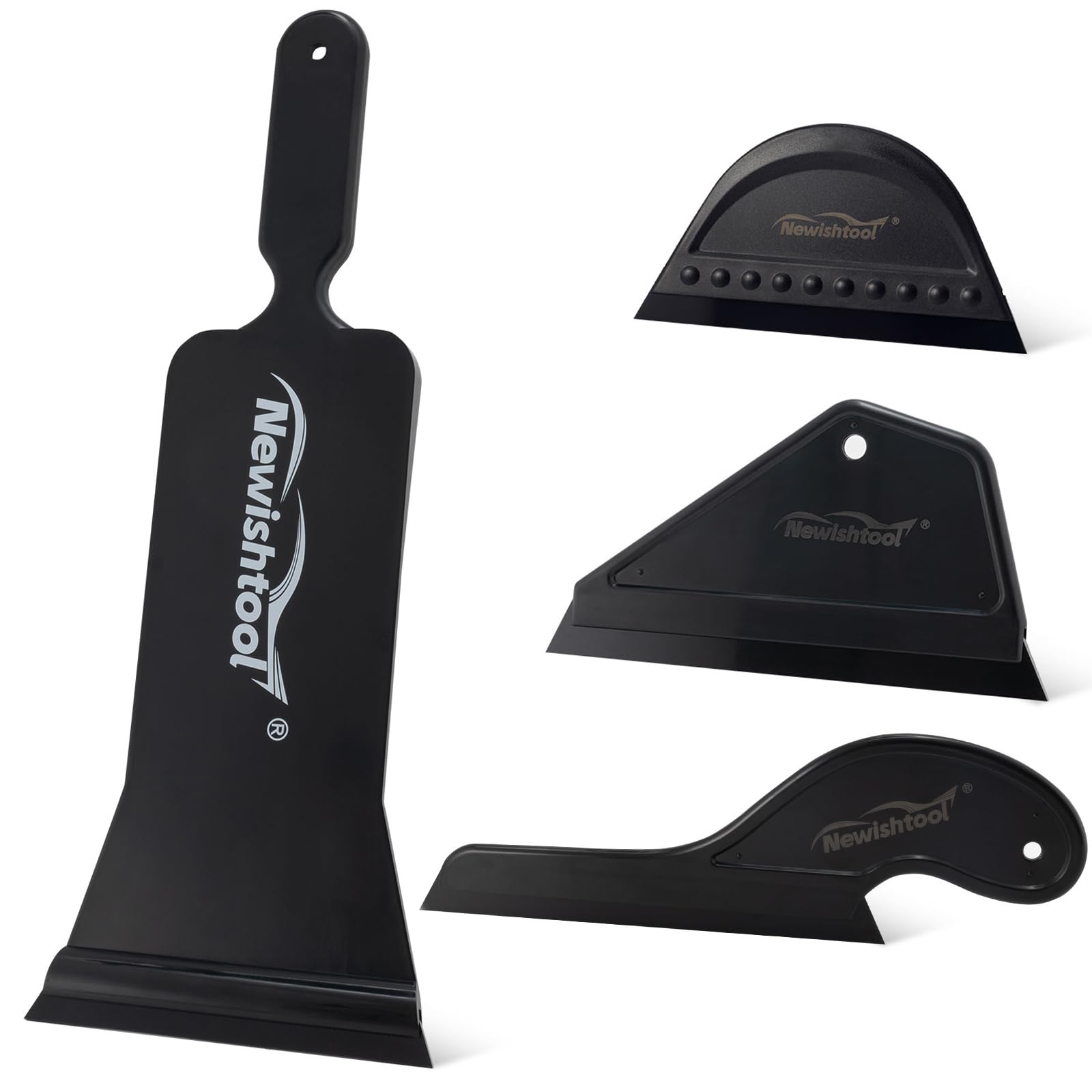 NEWISHTOOLWindow Tint Tools Kit - Bulldozer Squeegee, Side Wiper, Small Squeegee for Vinyl & Glass Film Tint