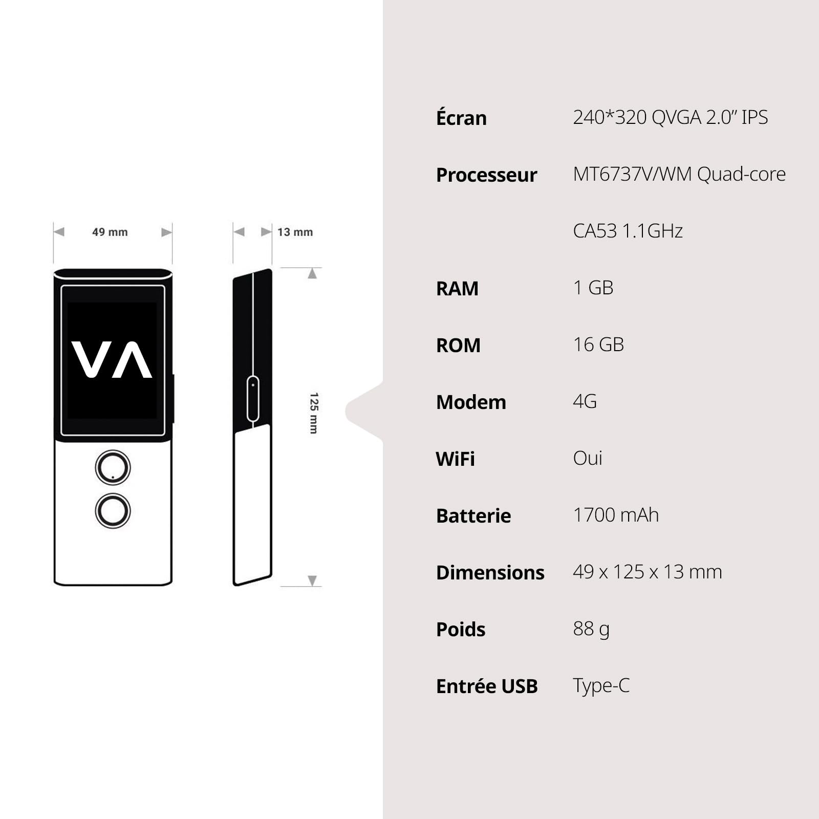 Vasco Translator M3 ホワイト Vasco Electronics M3 Pocket Translator