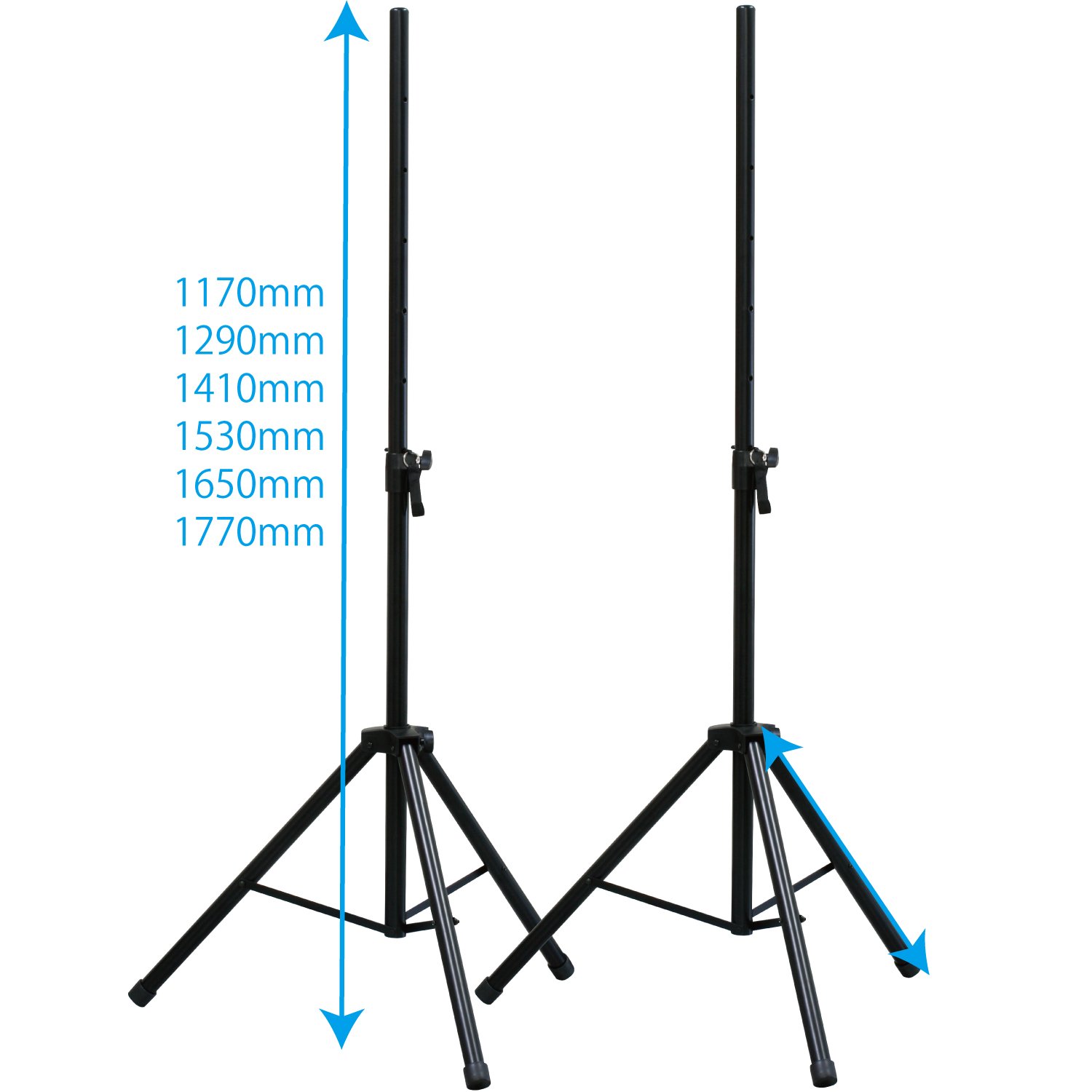 Amazon | キクタニ (Kikutani) スピーカースタンド 2台1組 35mm ポール