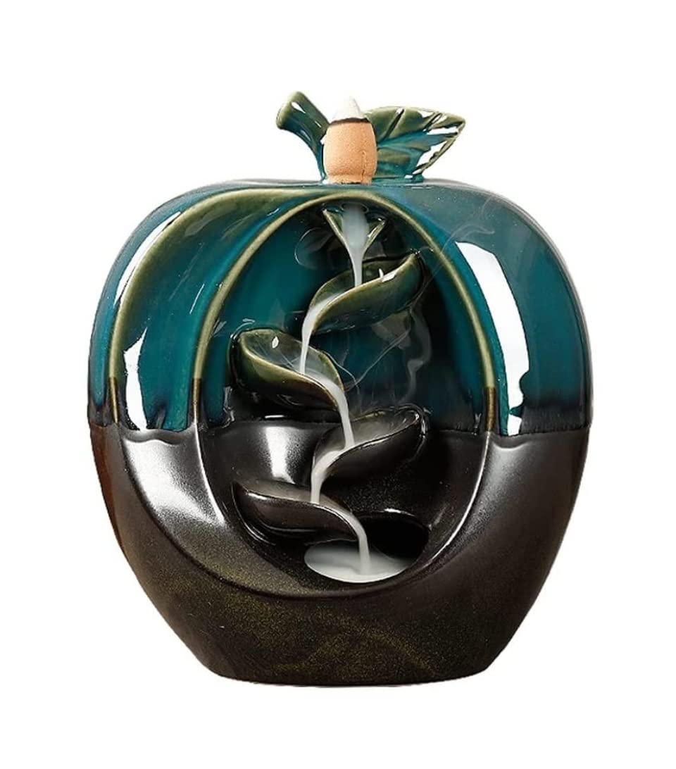 Incense Burner Backflow Incense Holder Ceramic Waterfall Smoke Stick Burner Censer Home Decor Home Decor