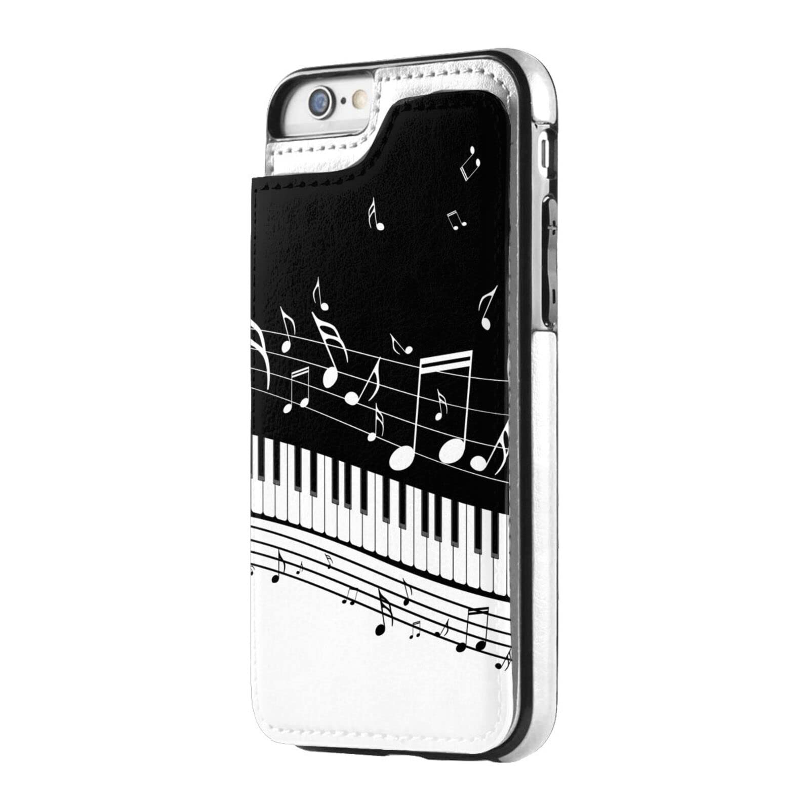 Amazon.co.jp: ピアノ 音符 黒 ブ 携帯カバーiPhone SE 第2世代