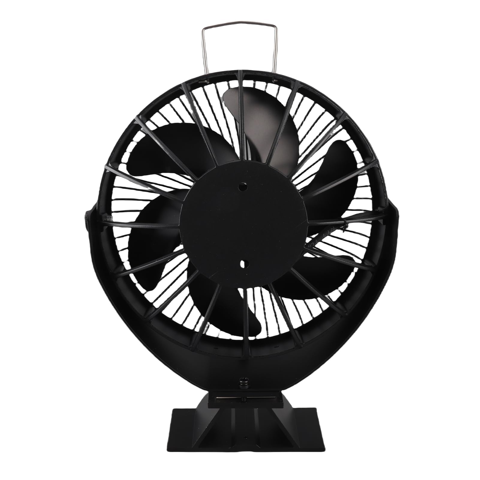 HEEPDD Ventilador para Chimenea Accionado por Calor, 6 Aspas, Silencioso, con Cubierta Protectora y para Estufa de Leña, Cenador