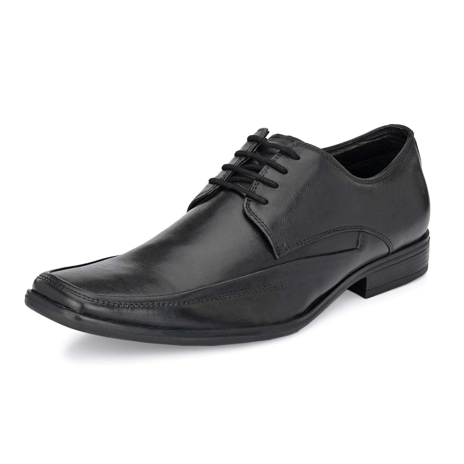 HITZ Mens Black Leather Lace-up Formal Shoes - 6 (B019QBF102) Amazon Price History, Amazon Price Tracker