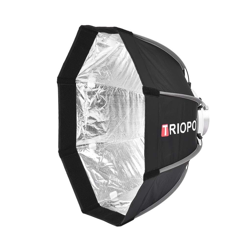 TRIOPO składany 8-biegunowy Octagon Softbox z miękką tkaniną torba do noszenia Bowens Mount do studia stroboskopowego