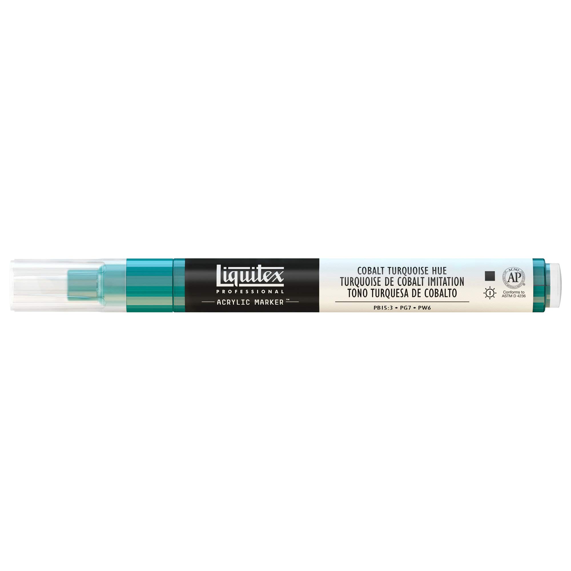 Liquitex Professional Paint Marker 2-4mm Chisel Nib Cobalt Turquoise Art Pen