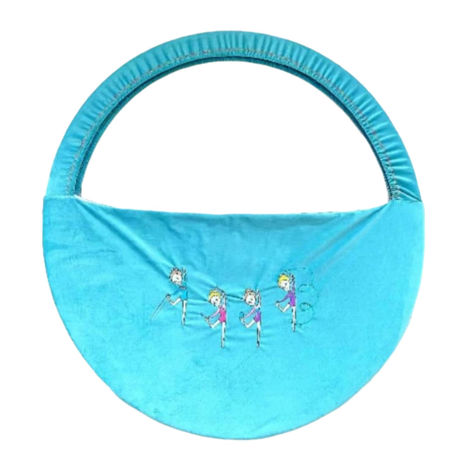 Obstacle Course Ring Bag Gymnastics Equipment Organizer for Show Performance blue and M-image-17