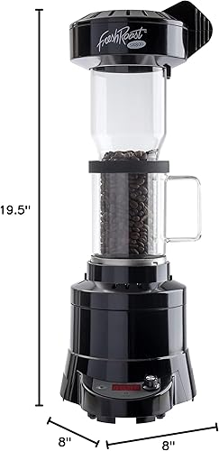 Miniatura 8 de Fresh Roast Coffee Roaster Bundle SR800, tubo de extensión de vidrio, molinillo de rebabas, (2 libras) Paquete de muestra de judías verdes, (paquete