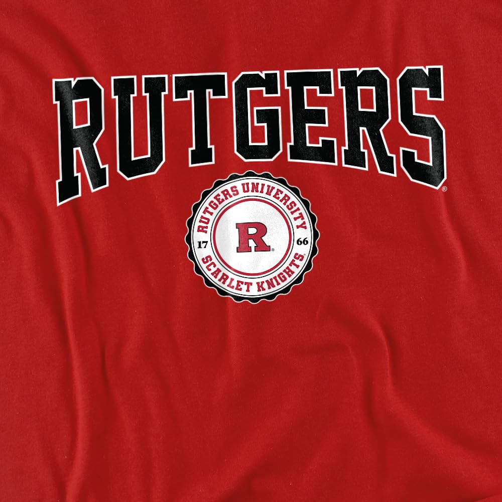 LOGOVISION Rutgers University Collegiate Seal Kids T Shirt (2) for Toddler Boys and Girls, Red