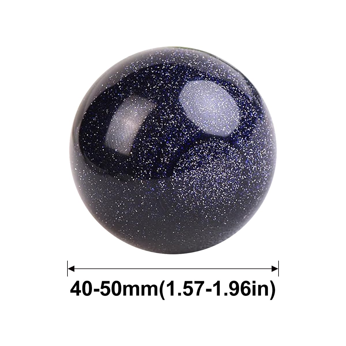 Bola de Cristal, Esfera curativa Pulida, Bola de Masaje para decoración del hogar, Recuerdo o Regalo.