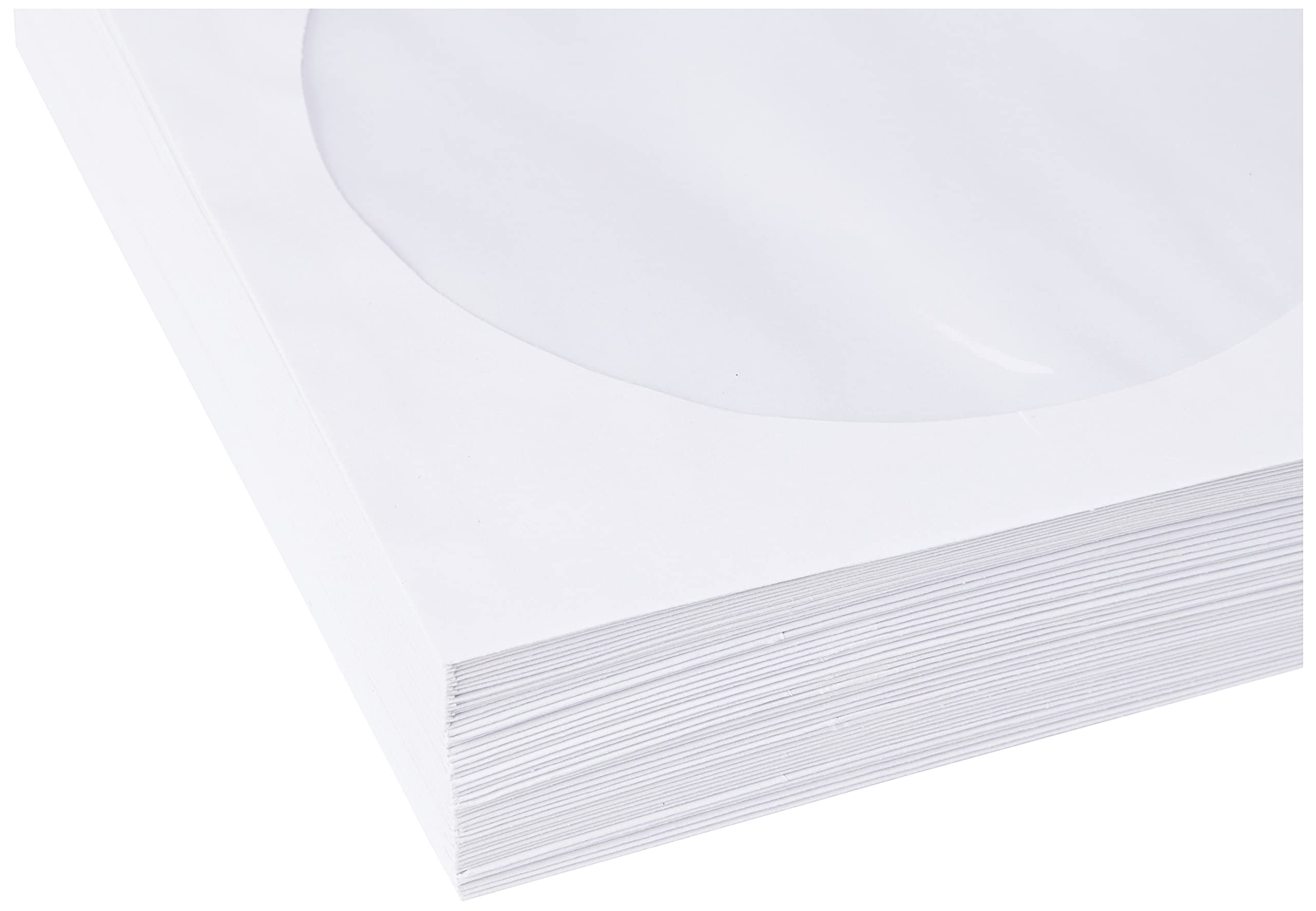 Enveloppes pour CD Verbatim - 50 pièces - Pochettes de CD - enveloppe vierge - protège de la poussière et la saleté - avec fenêtre - enveloppe avec rabat en papier pour CD & DVD & Blu-Ray (Lot de 2)
