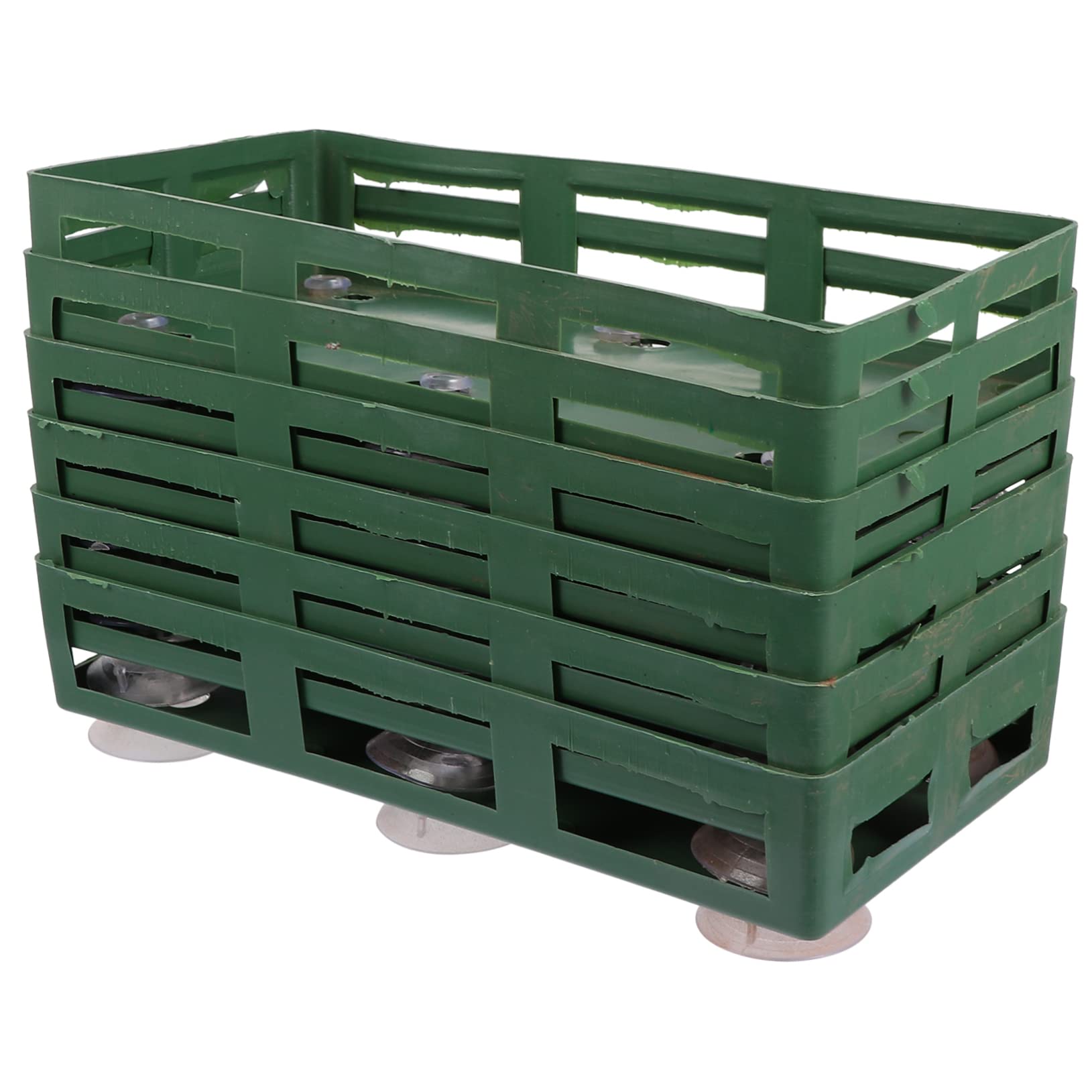 ifundom 6 Piezas Ventosa para Decoración De Coche De Bodas Bandeja De Barro De Flores Bandejas De Mesa para Comer Bandeja De Barro Floral El Plastico Flota Novia Suministros