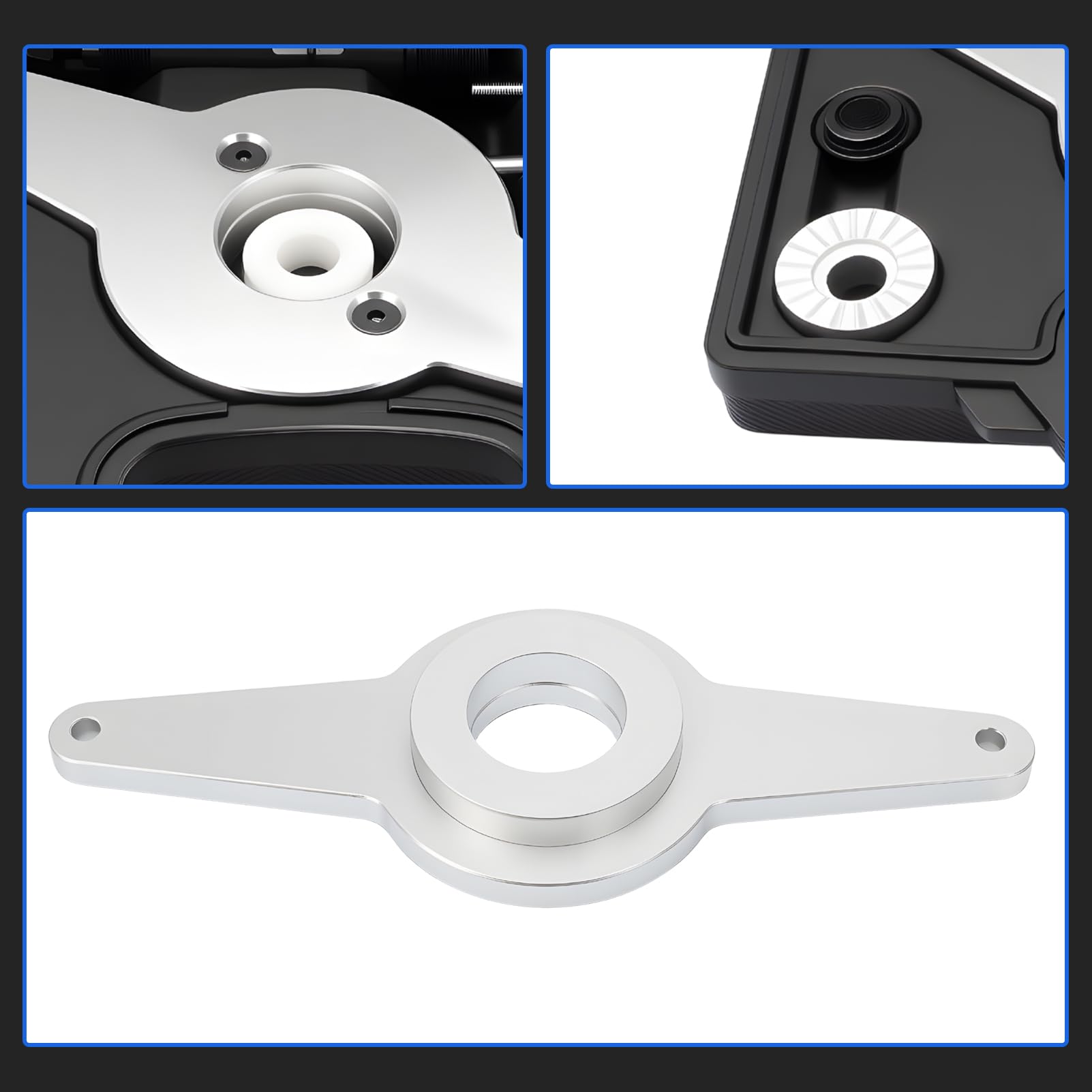 Amortiguador de vibraciones, herramienta de sujeción del motor, correa dentada, herramienta de ajuste para Au-di Se-at Sko-da V-W 4 cilindros 1.8 2.0 4V TFSi EA888 Reemplazar T10531, con