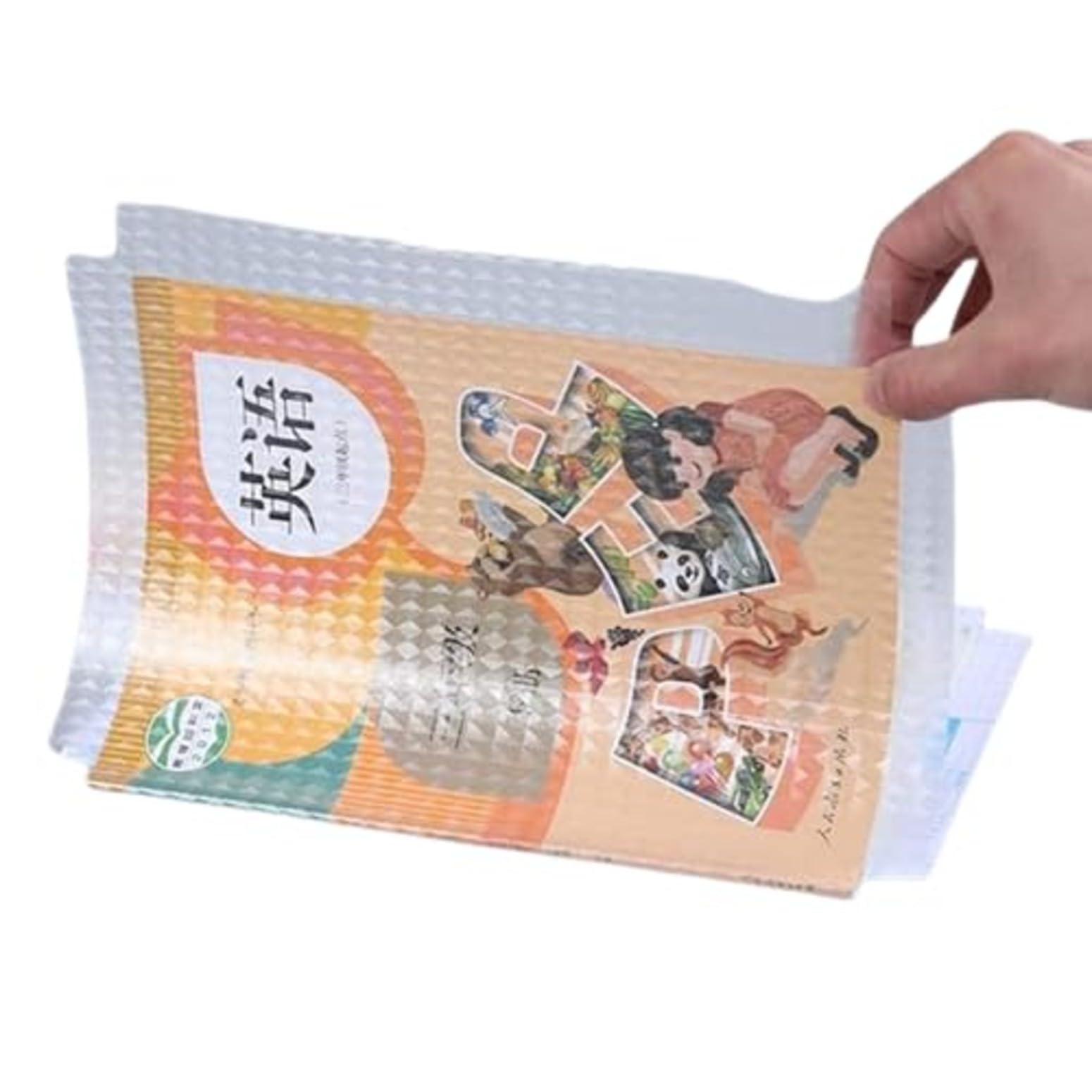 NAIDEV Transparent Paper Sticker Book Cover Film Clear Matte | Textbook Protective Case Cover Can Be Cut Self-Adhesive | Waterproof, School, Only A4 Size Book Cover for teenager and office With Name Stickers (20 PCS)
