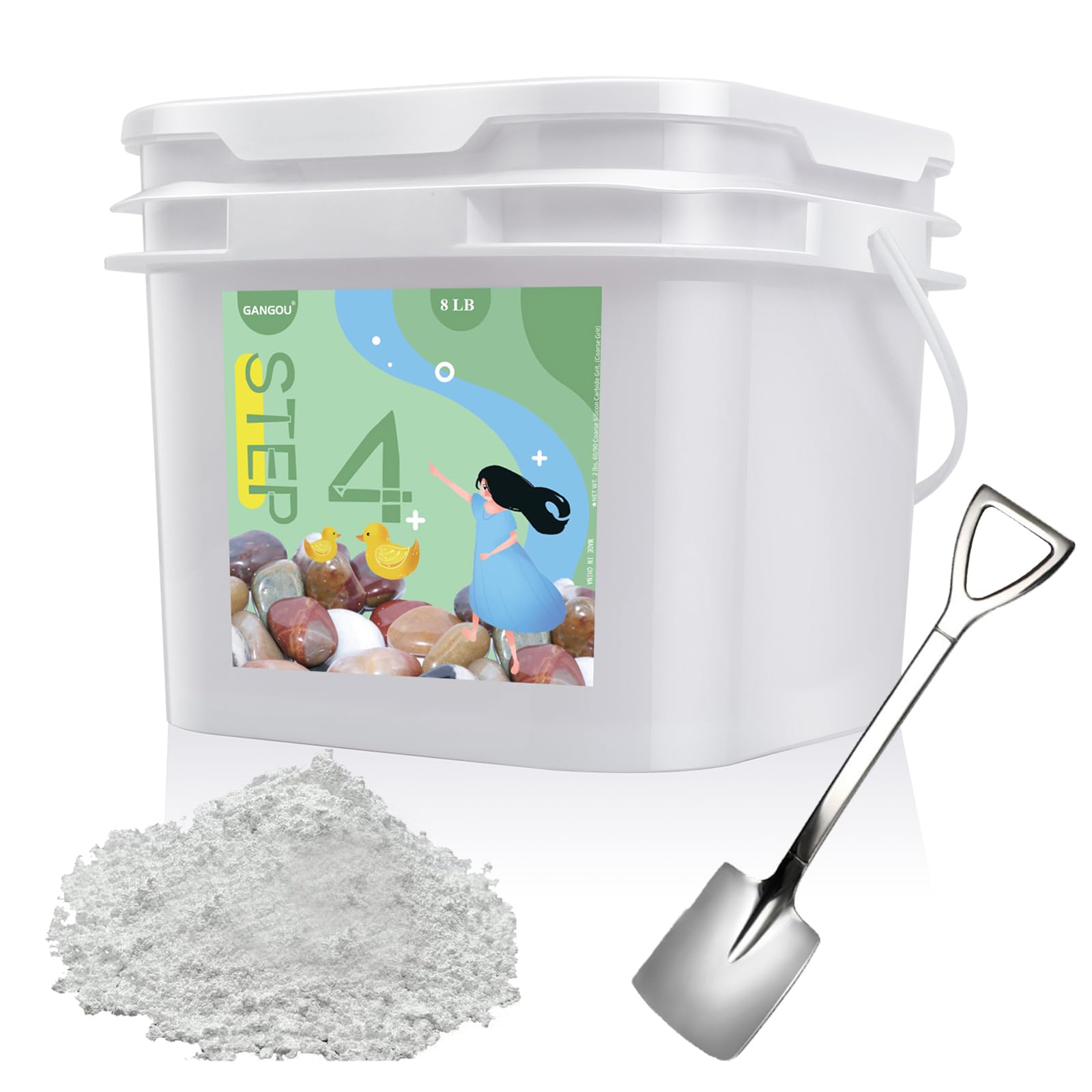 Rock Tumbler Grit - Polishing Media for Any Rock Polisher or Stone Polisher (8 LB - Step4)
