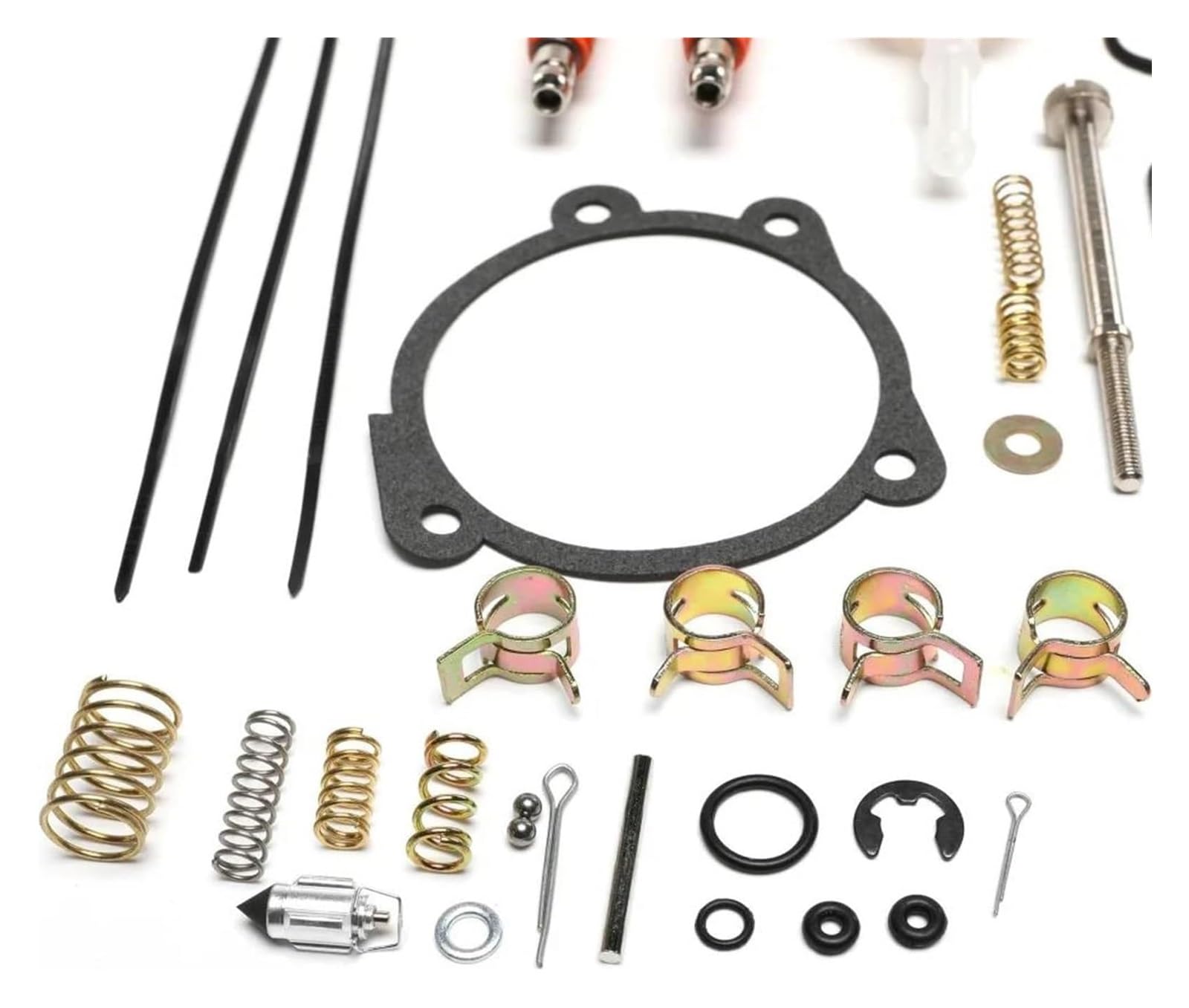 Kit Reparación Carburador para Harley para Davidson para Keihin CV Carburador 1990-2018 con Tornillo Ralentí Bujía Filtro Combustible Jet 27006-88 Accesorios Kit De Reconstrucción