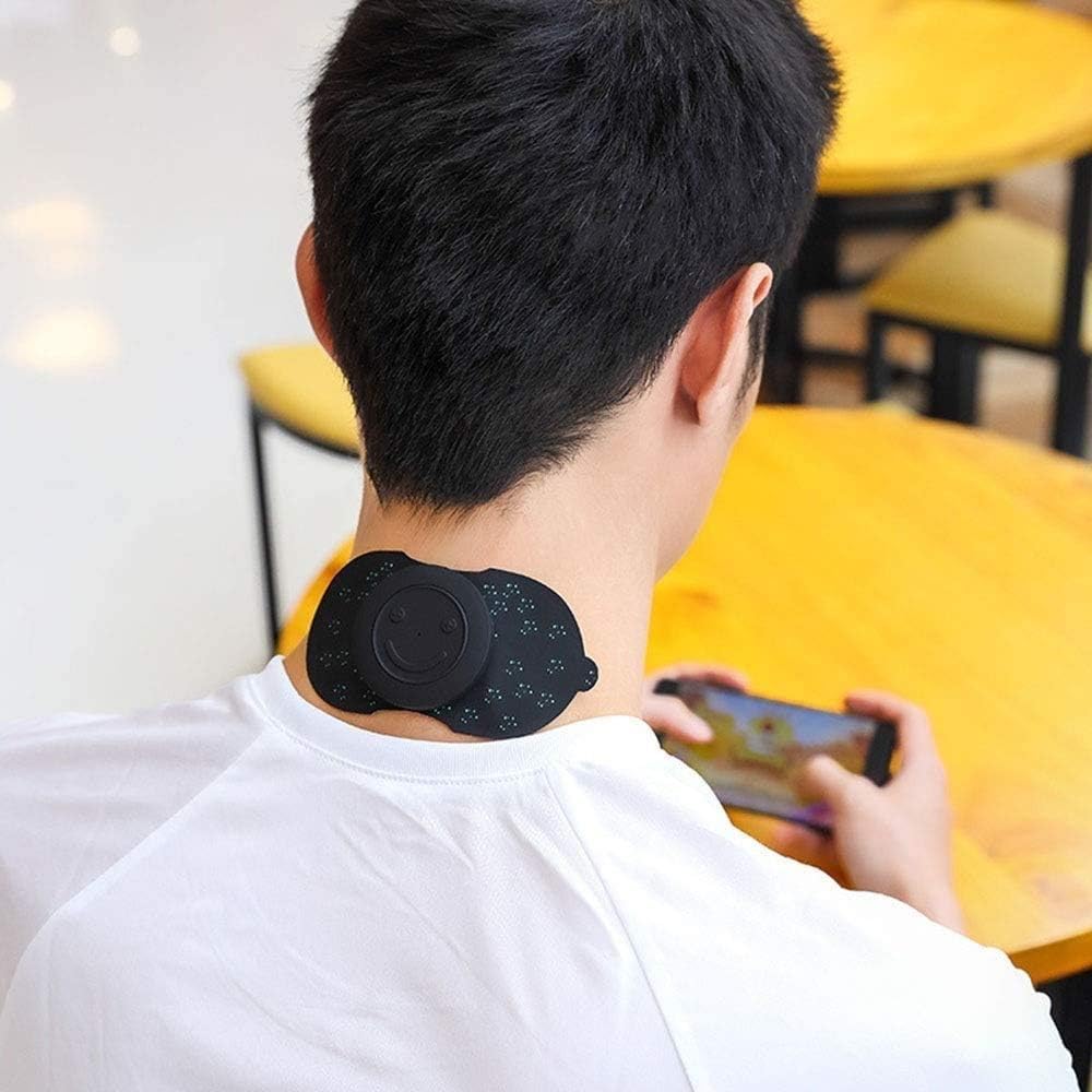 ARTSZY Mini masażer do masażu pleców, szyi, nóg, nadgarstków, stóp | Bezprzewodowy, korpus masażu, podkładka podstawowa, duża podkładka, kabel USB (Color : A)