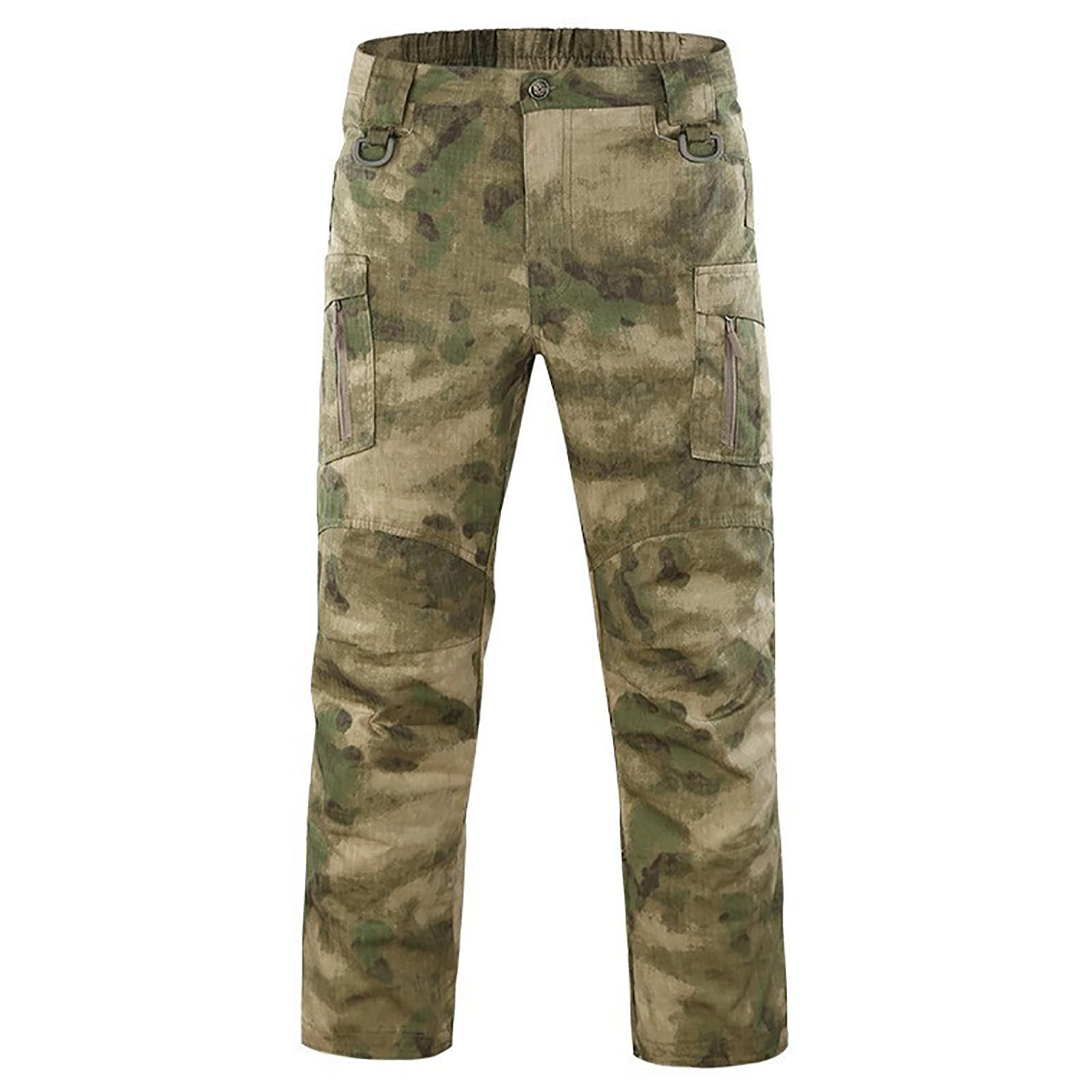 Kinroco Men's Fg Tactical Ripstop Trousers Airsoft Cargo Combat Trousers Military Pants With Multi Pockets(Size:5xl,Color:fg)