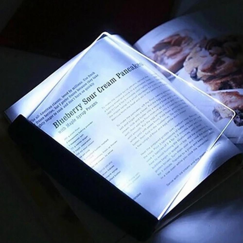 LED Reading Panel Light Battery-Powered Night Vision Design for Dormitory Bedside Study and Travel No Battery Included, A1