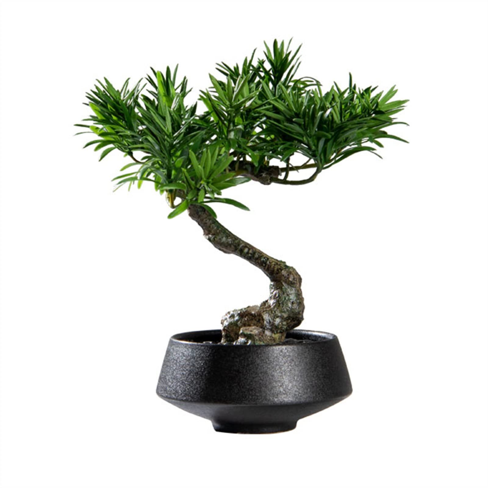 Symulowane rośliny doniczkowe Nowa chińska sztuczna symulacja drzewa Bonsai witamy sosna zielona roślina małe ozdoby Bonsai stolik kawowy badanie szafka na wino roślina Bonsai Dekoracje wnętrz